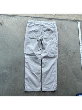 Carhartt cargo pants cream colored size 32 x 30 used